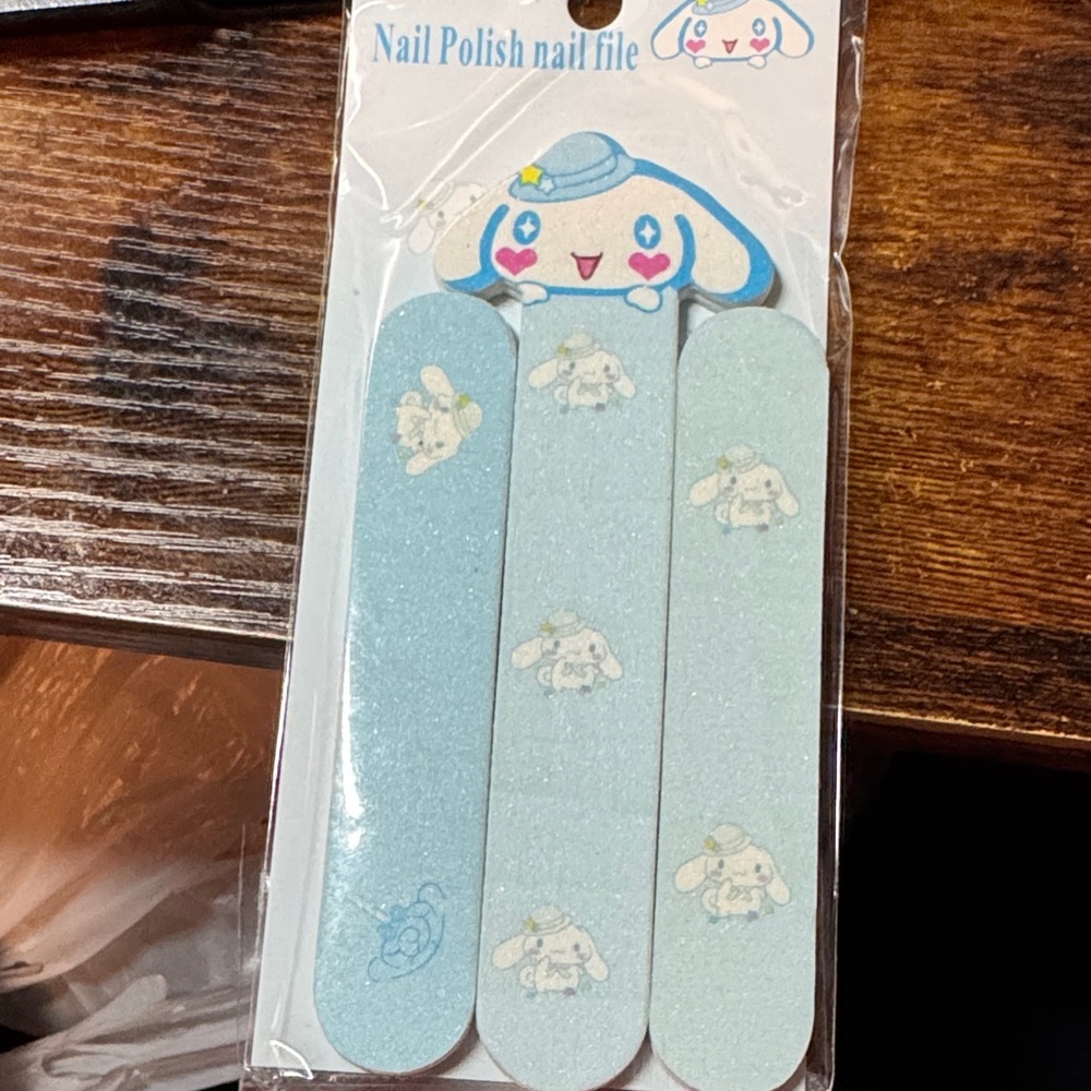 Cinnamorollo/ My Melody Cute Nail File Set - Blue and Pink - Picture 3 of 3